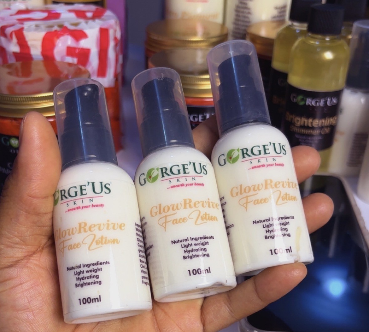 GlowRevive face lotion